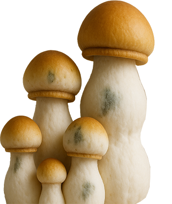 Psilocybe Cubensis Marshmallow Spores Print